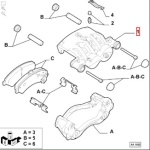 SP 77369108 LH CALIPER